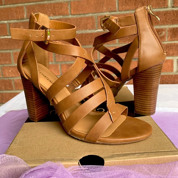 NIB 💋Heeled Gladiator Sandals